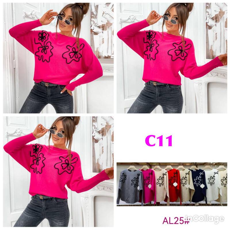Bluzki damskie Roz L-3XL, Mix Kolor .Paczka 10 szt